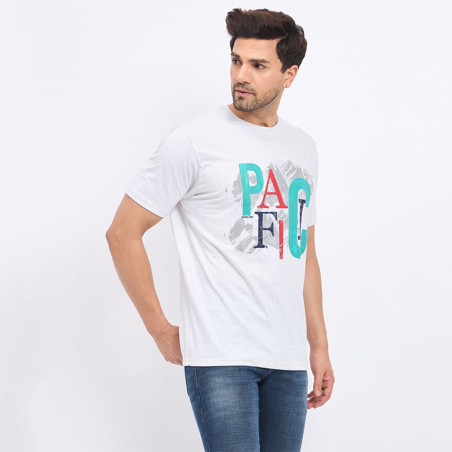 Duke Urban Men Half Sleeve Cotton T-shirt (LF7243)