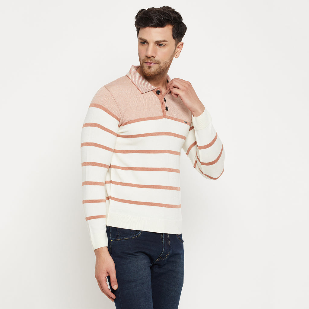 Duke Urban Men Full Sleeve Collared Neck Pullover (SDS2182)
