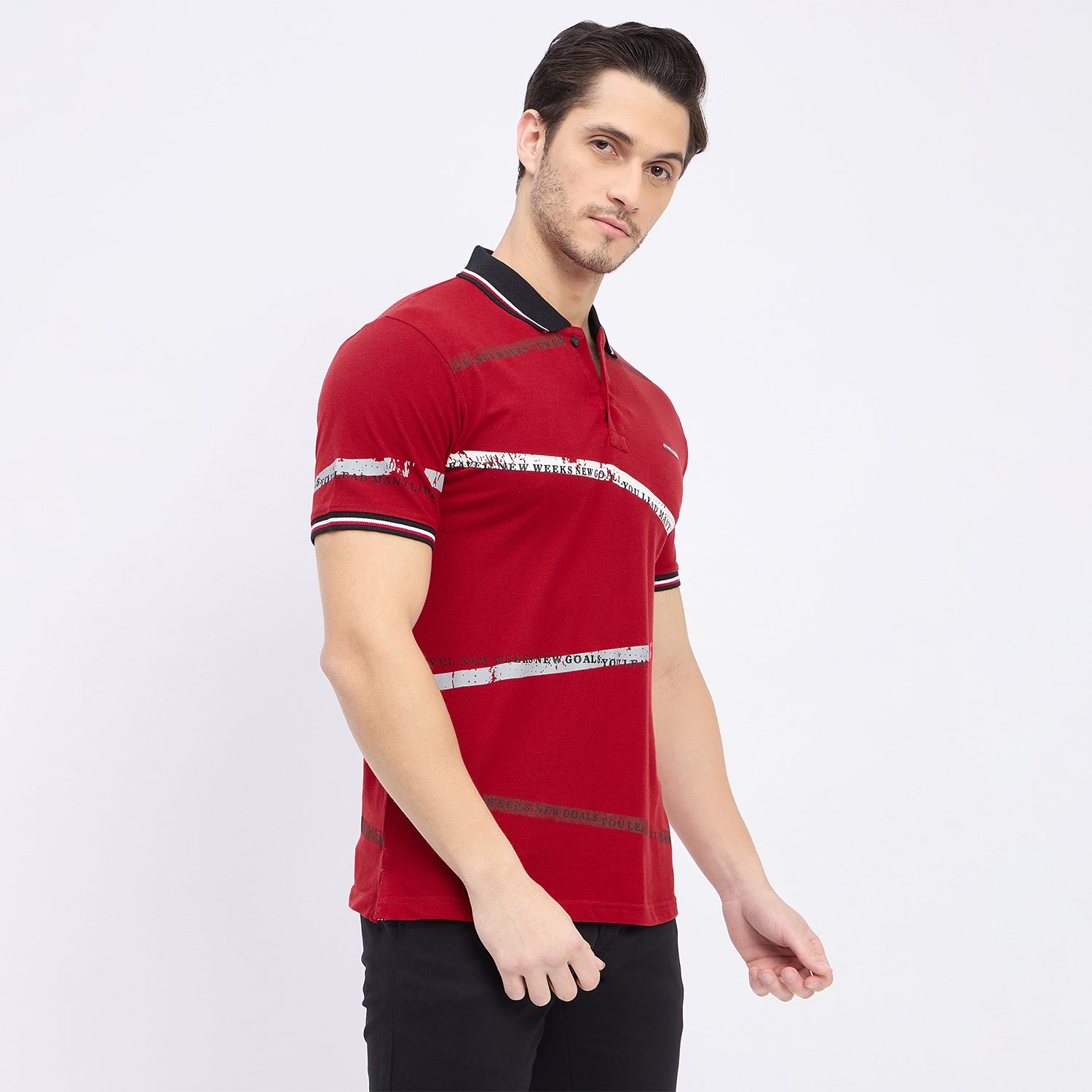 Duke Urban Men Half Sleeve Cotton T-shirt (LF7149)
