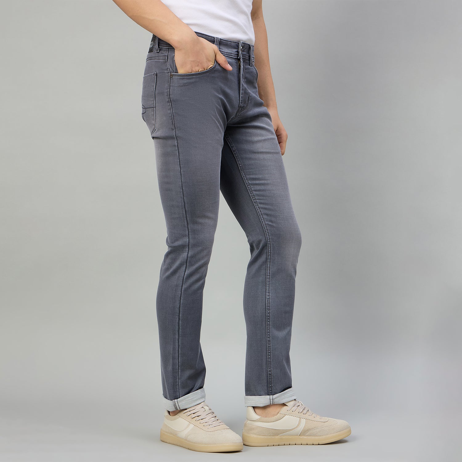 Duke Men Narrow Fit Stretchable Jeans (SDD5999N)