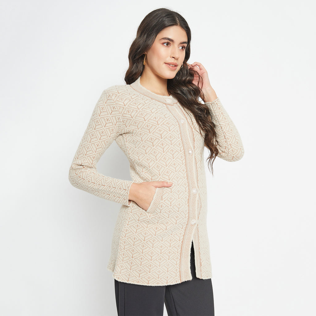 Duke Urban Women Self Design Long Cardigan (SDS1221)