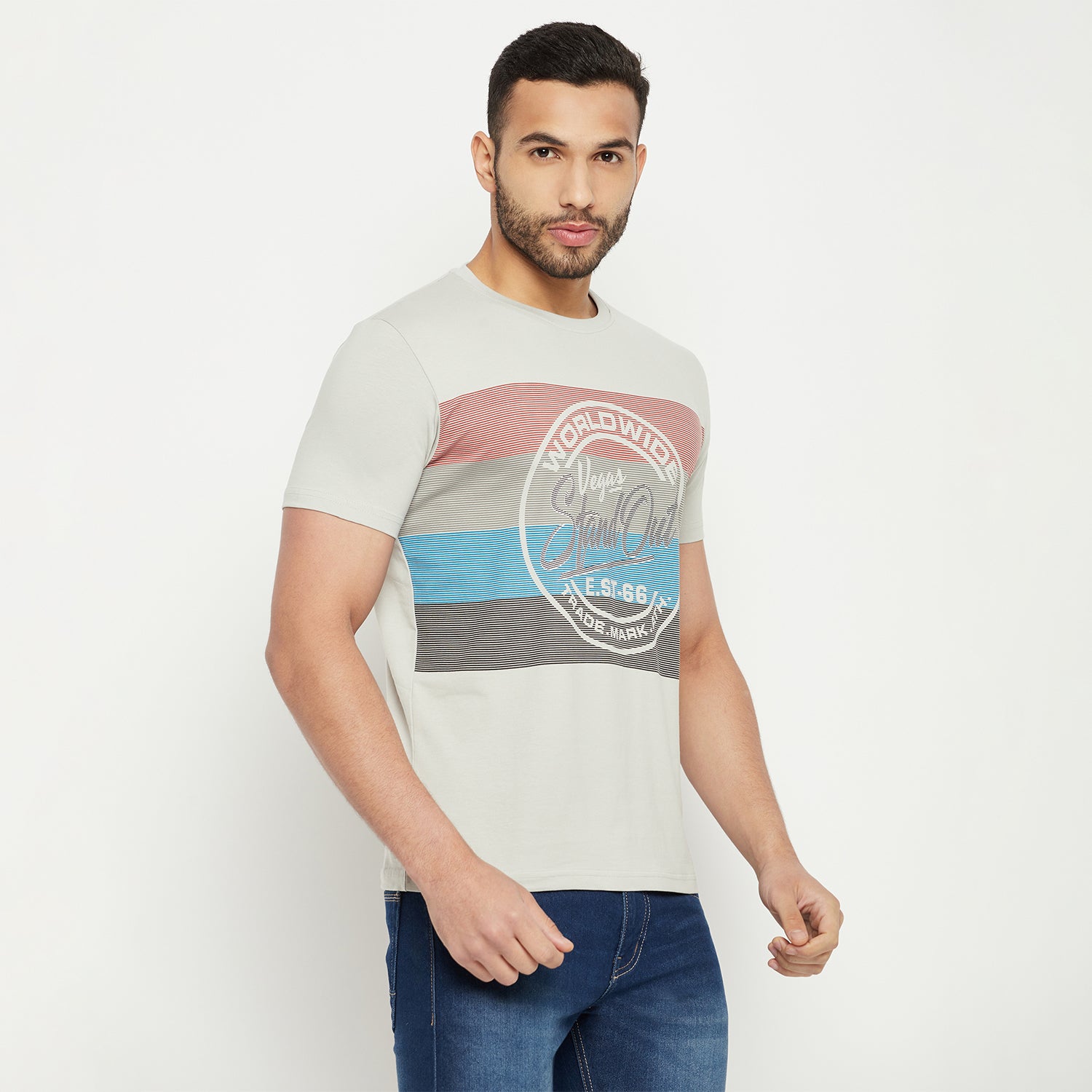 Duke Stardust Men Half Sleeve Round Neck Cotton T-shirt (1082)