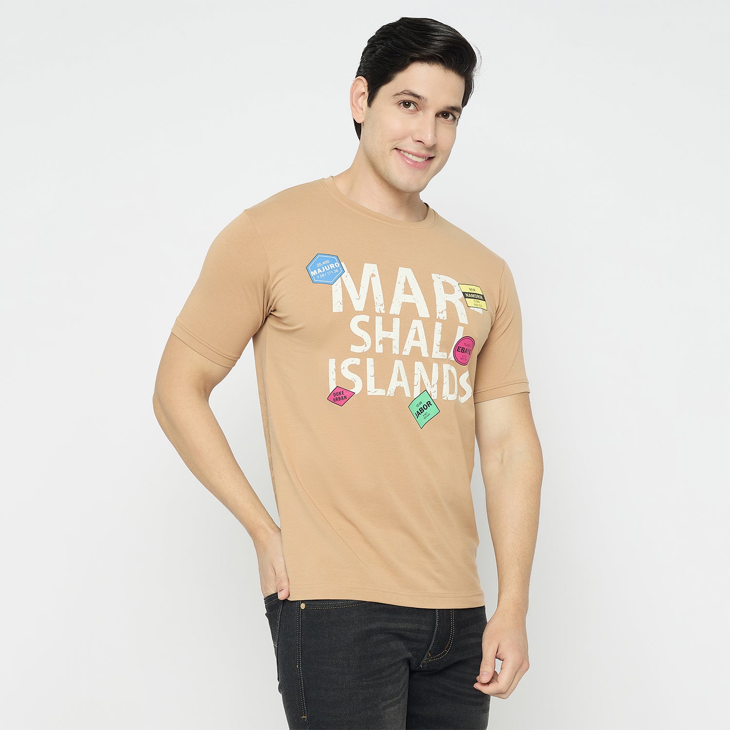 Duke Urban Men Half Sleeve Cotton Tshirt (LF7158)