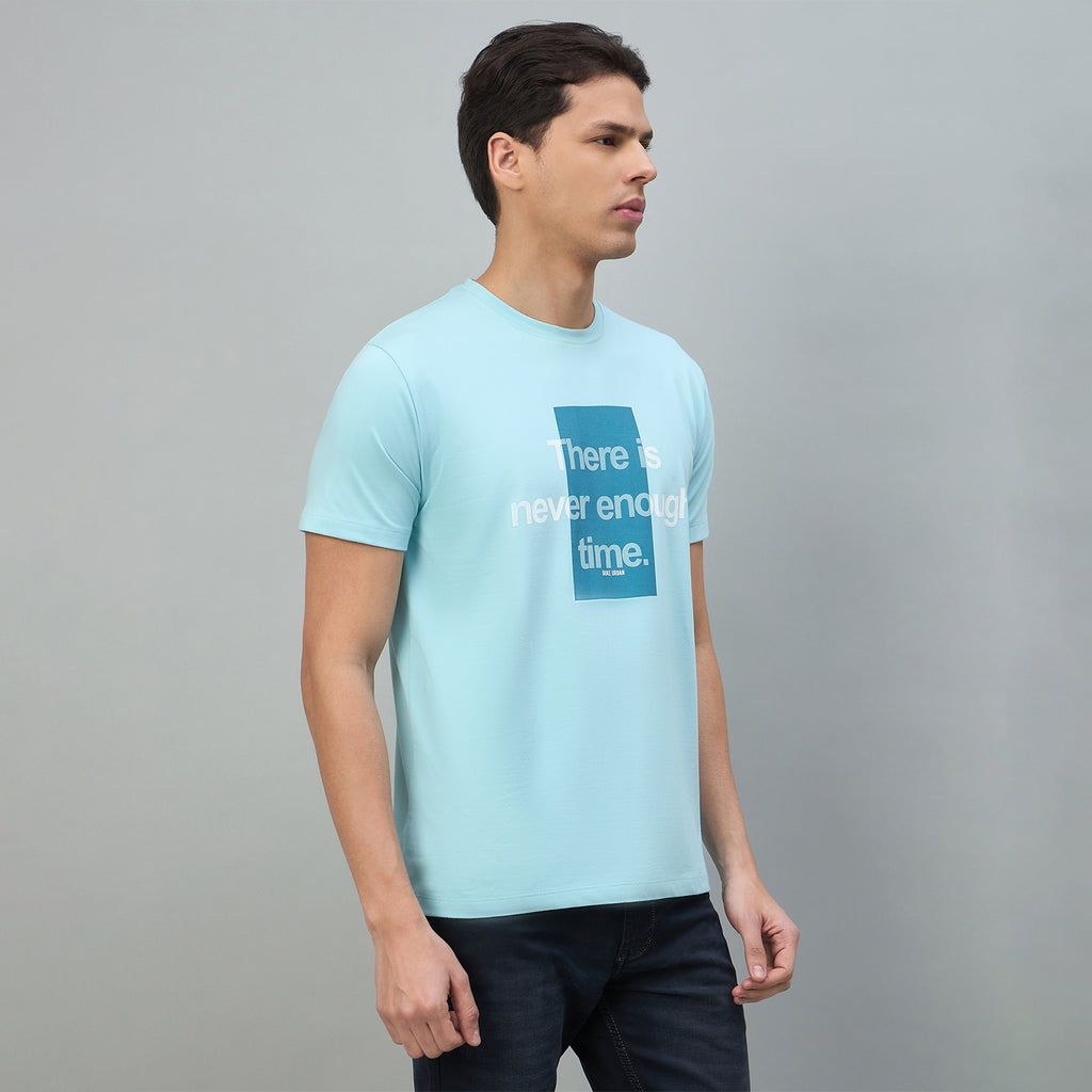 Duke Urban Men Graphic Print Half Sleeve Round Neck Casual Tshirt (LF7596)