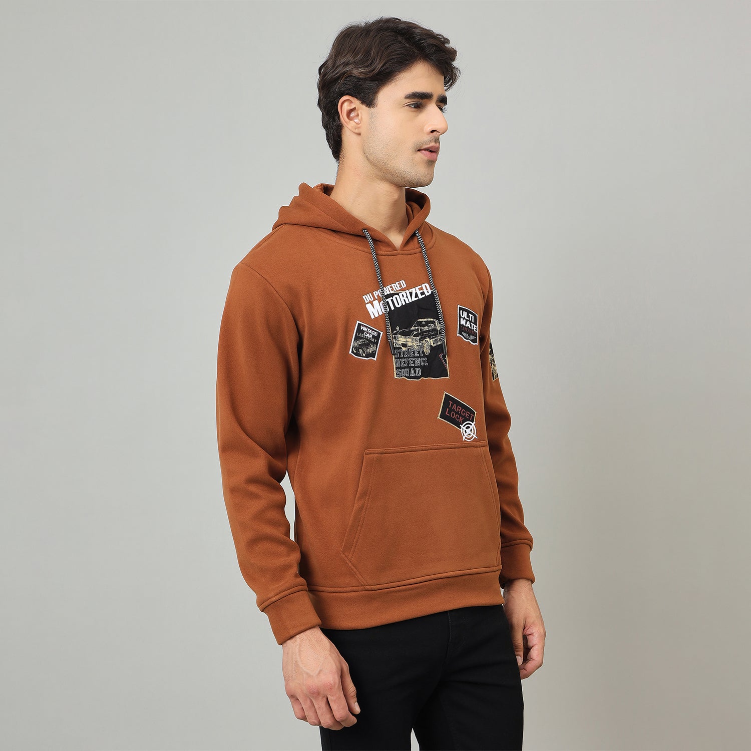 Duke Urban Men Hooded Regular Sweatshirt (LF6369)