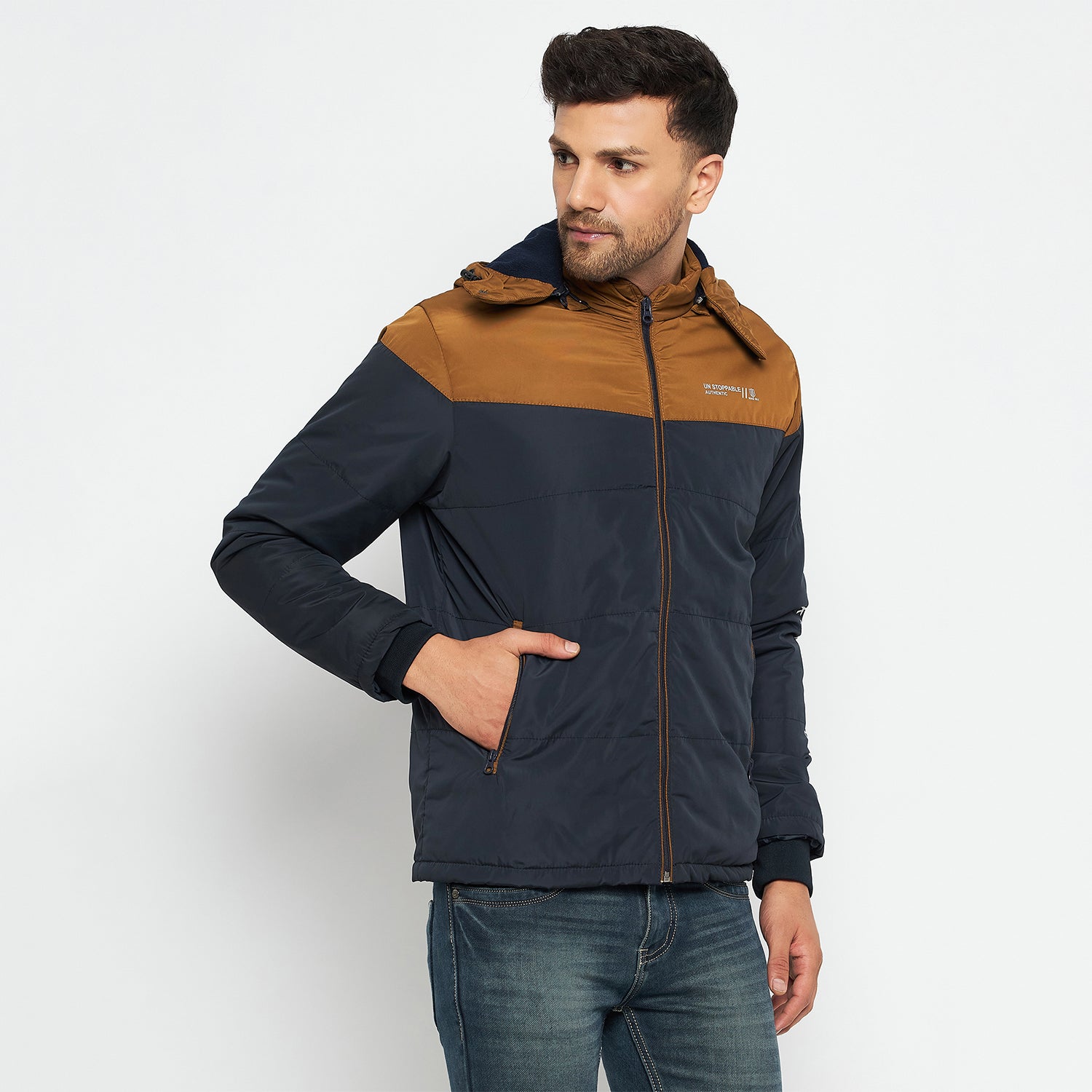 Duke Urban Men Full Sleeve Hooded Jacket (SDZ1094)