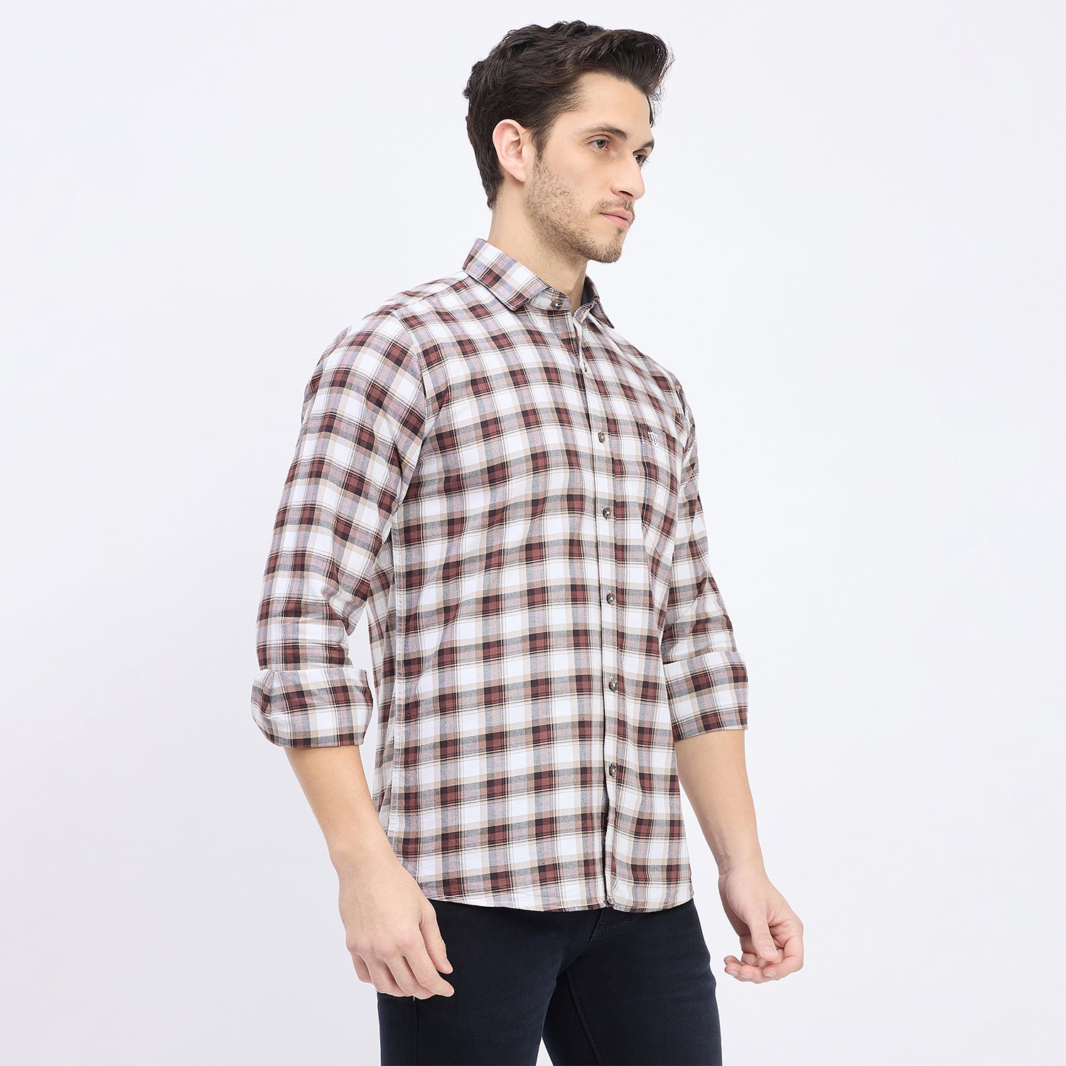 Duke Urban Men Full Sleeve Cotton Shirt (SDO8CKAS)