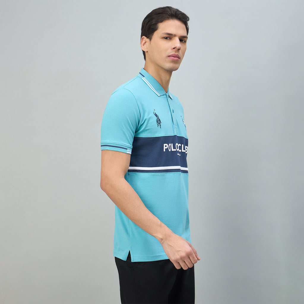 Duke Urban Men Half Sleeve Printed Slim fit Polo T-Shirt (LF7660)