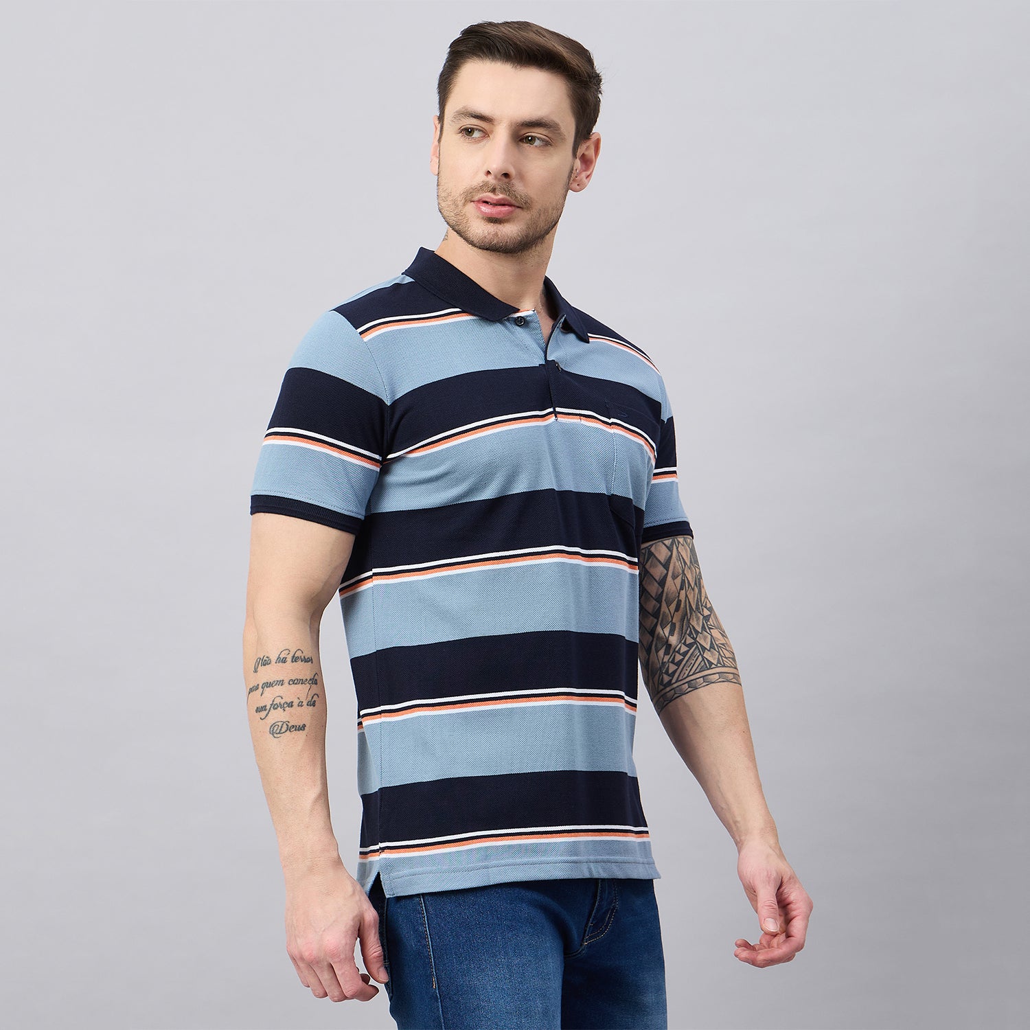 Duke Urban Men Half Sleeve Cotton Polo Tshirt (ON3127)