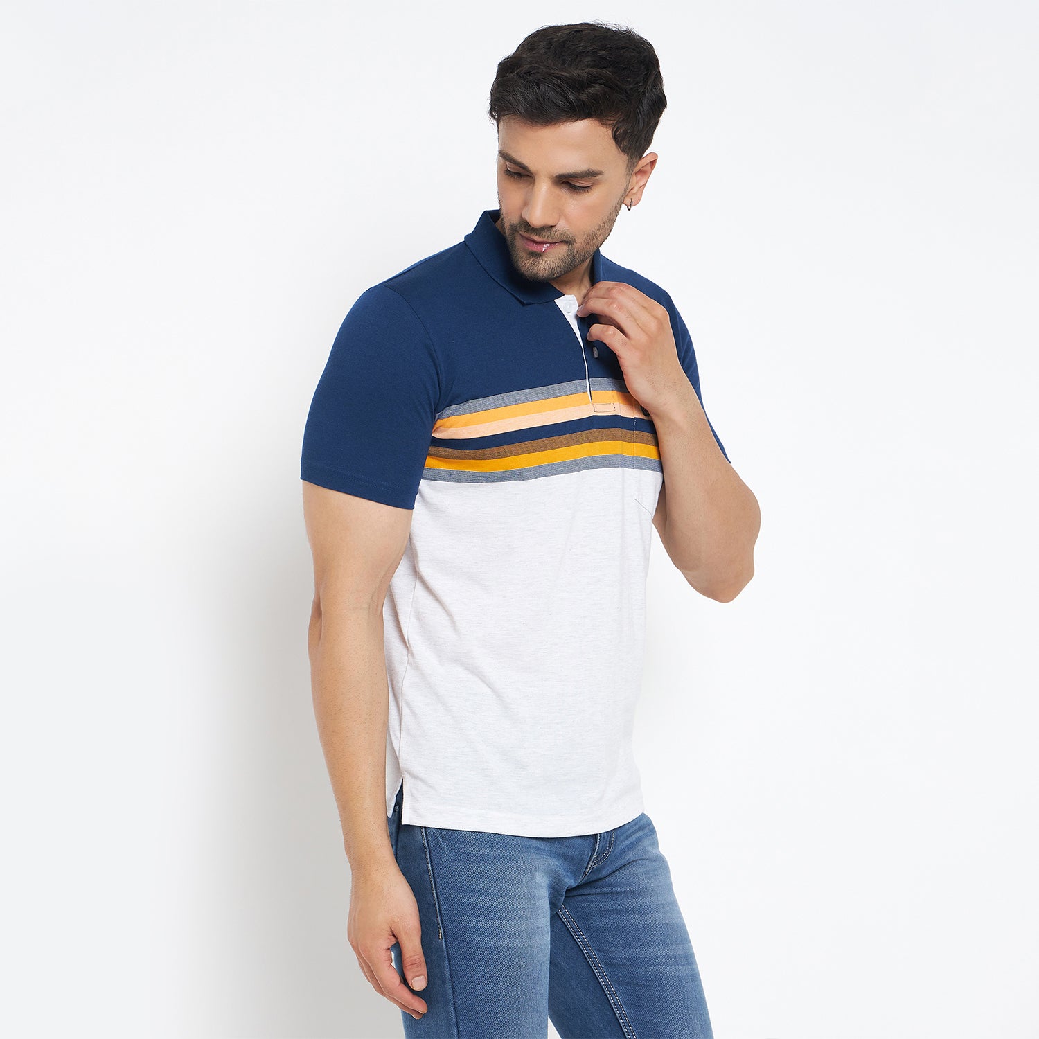 Duke Stardust Men Half Sleeve Cotton T-shirt (MLF1116)