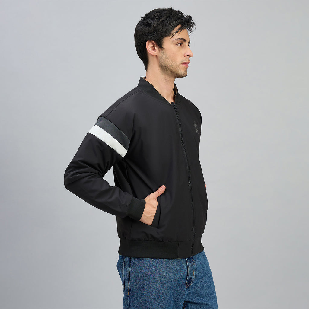 Duke Men Full Sleeve Stand Collar Reversible Jacket (SDZ3238)