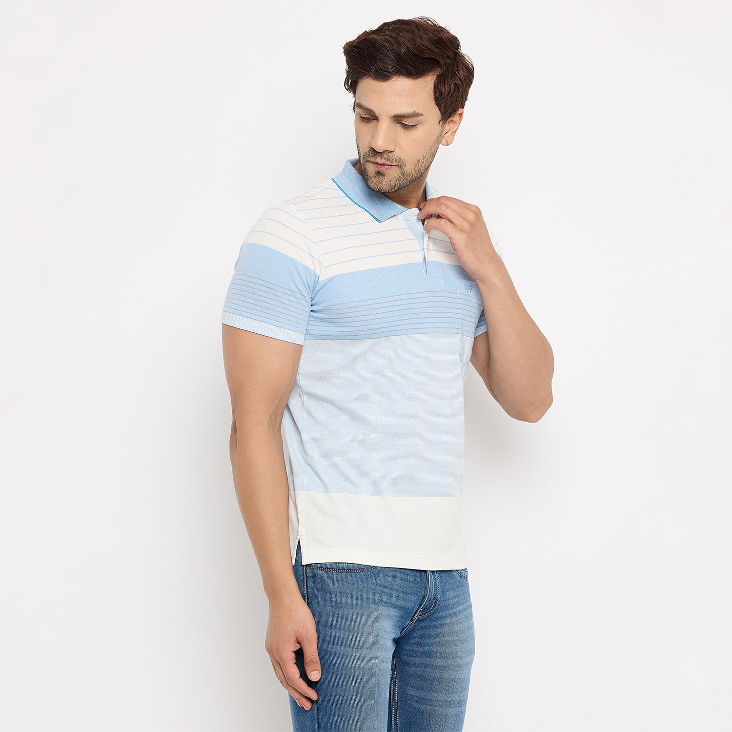Duke Stardust Men Half Sleeve Cotton T-shirt (LF7256)