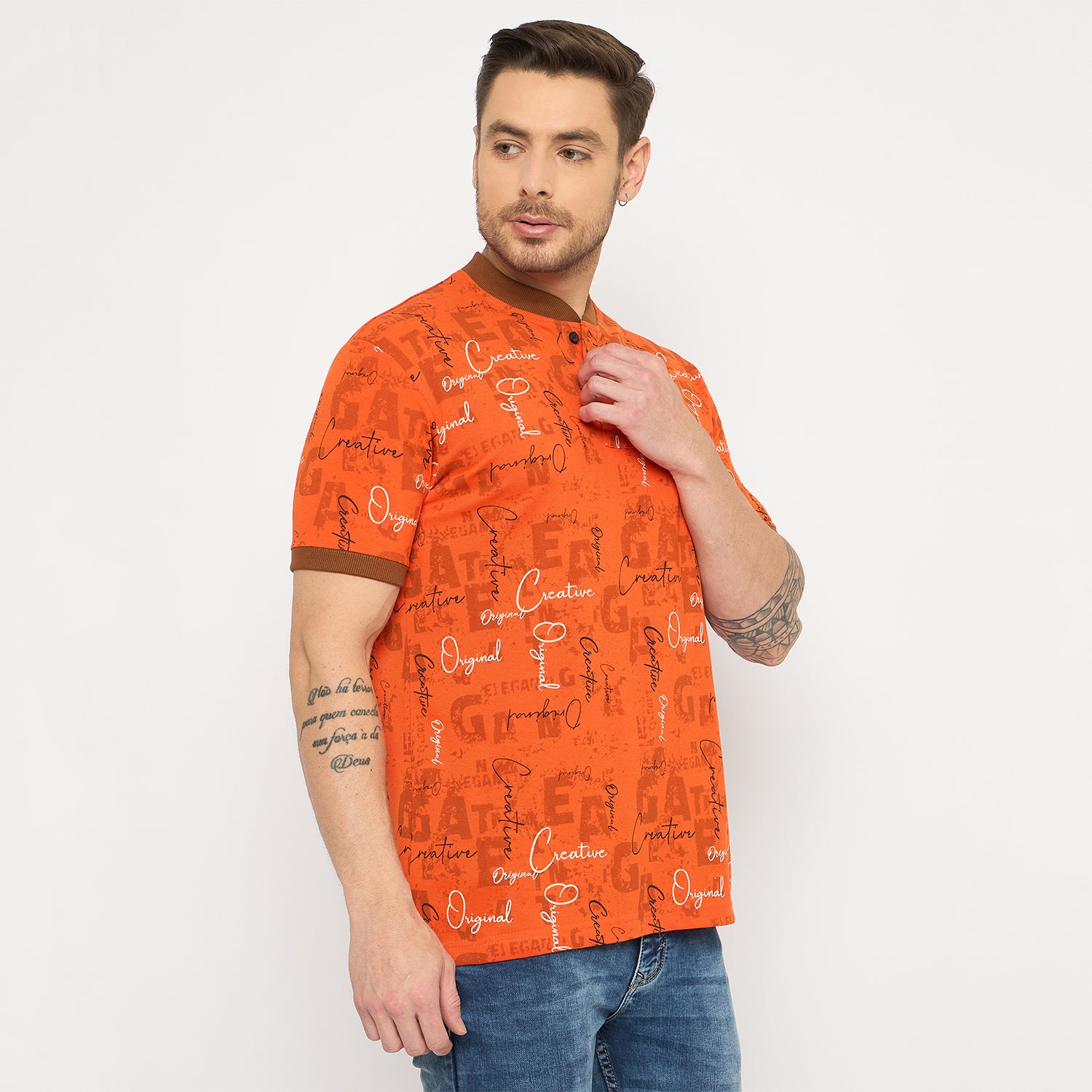 Duke Urban Men Half Sleeve Cotton Tshirt (ONLF306)
