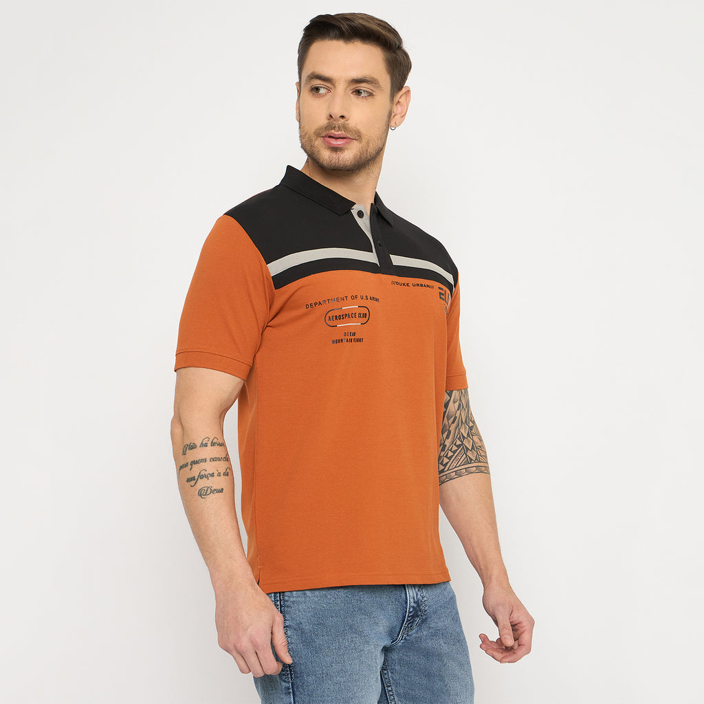 Duke Urban Men Half Sleeve Cotton Tshirt (LF7169)