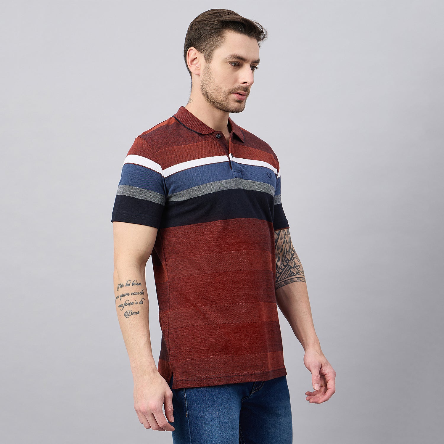 Duke Urban Men Half Sleeve Cotton Polo Tshirt (ON1427)