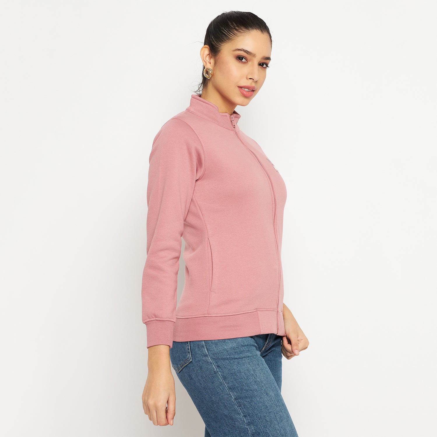 Duke Urban Women Full Sleeve Zipper Sweatshirt (MLFX930)