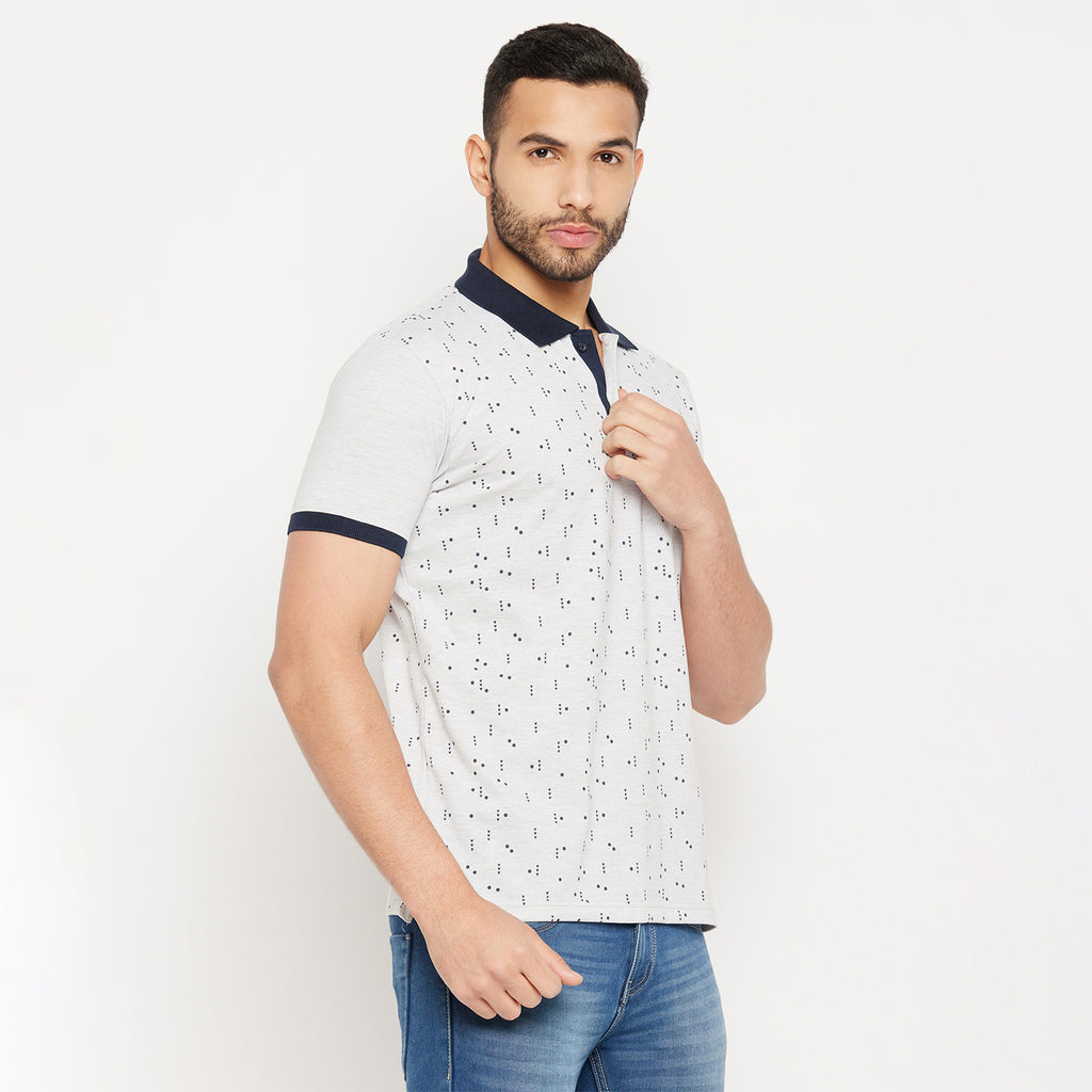 Duke Stardust Men Half Sleeve Polo Neck Cotton T-shirt (3966)