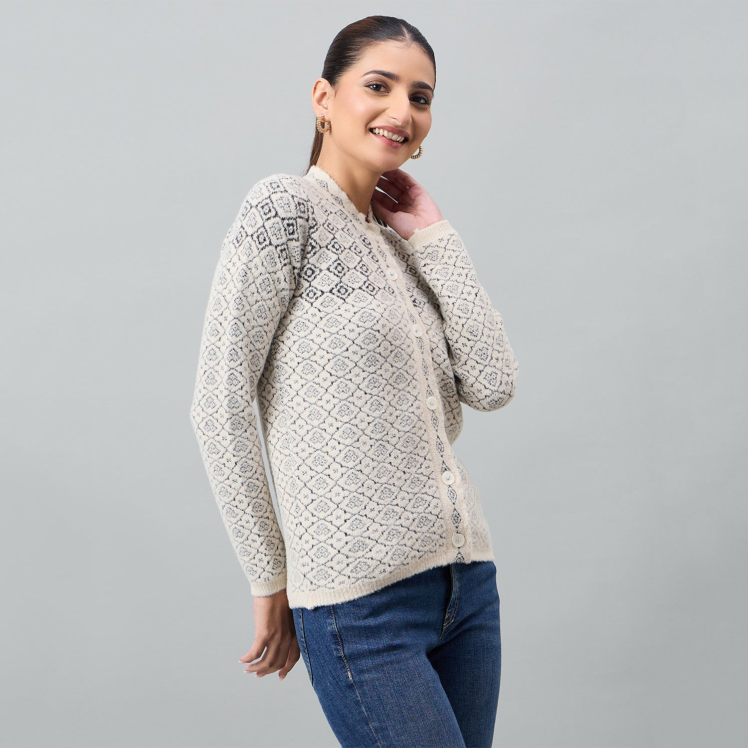 Duke Urban Women Front Open Short Sweater (SDS1298)