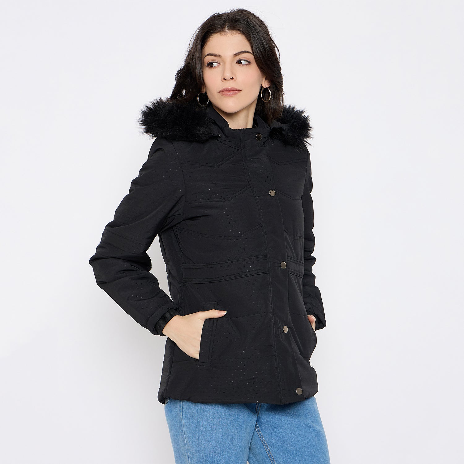Duke Urban Women Full Sleeve Printed Jacket (SDZ4138)