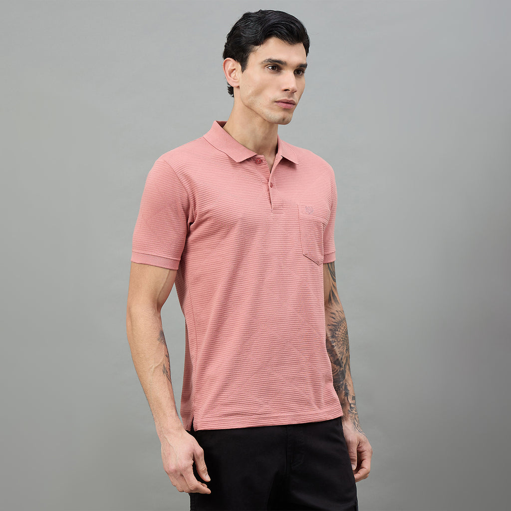 Duke Urban Men Polo Neck Half Sleeve Regular T-Shirt (LF7559)