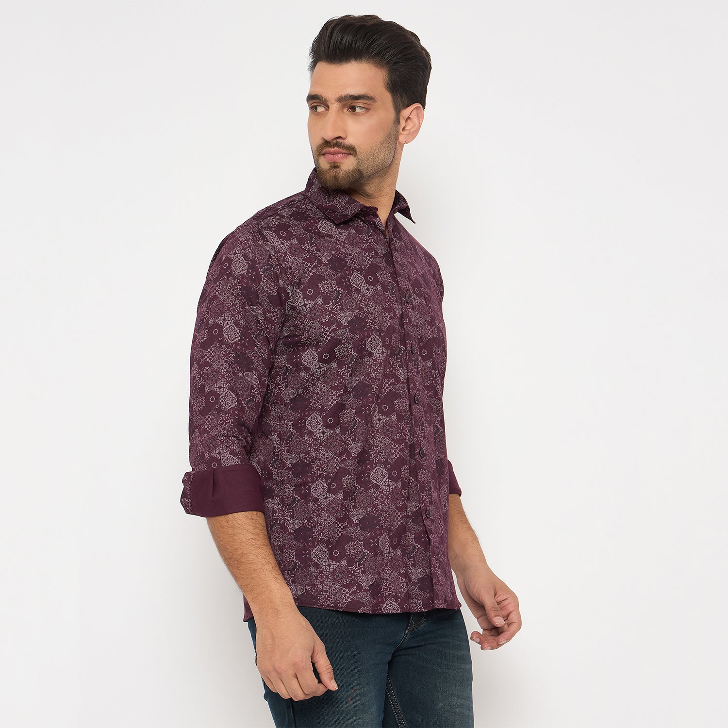 Duke Urban Men Full Sleeve Cotton Shirt (SDO8PRAV)