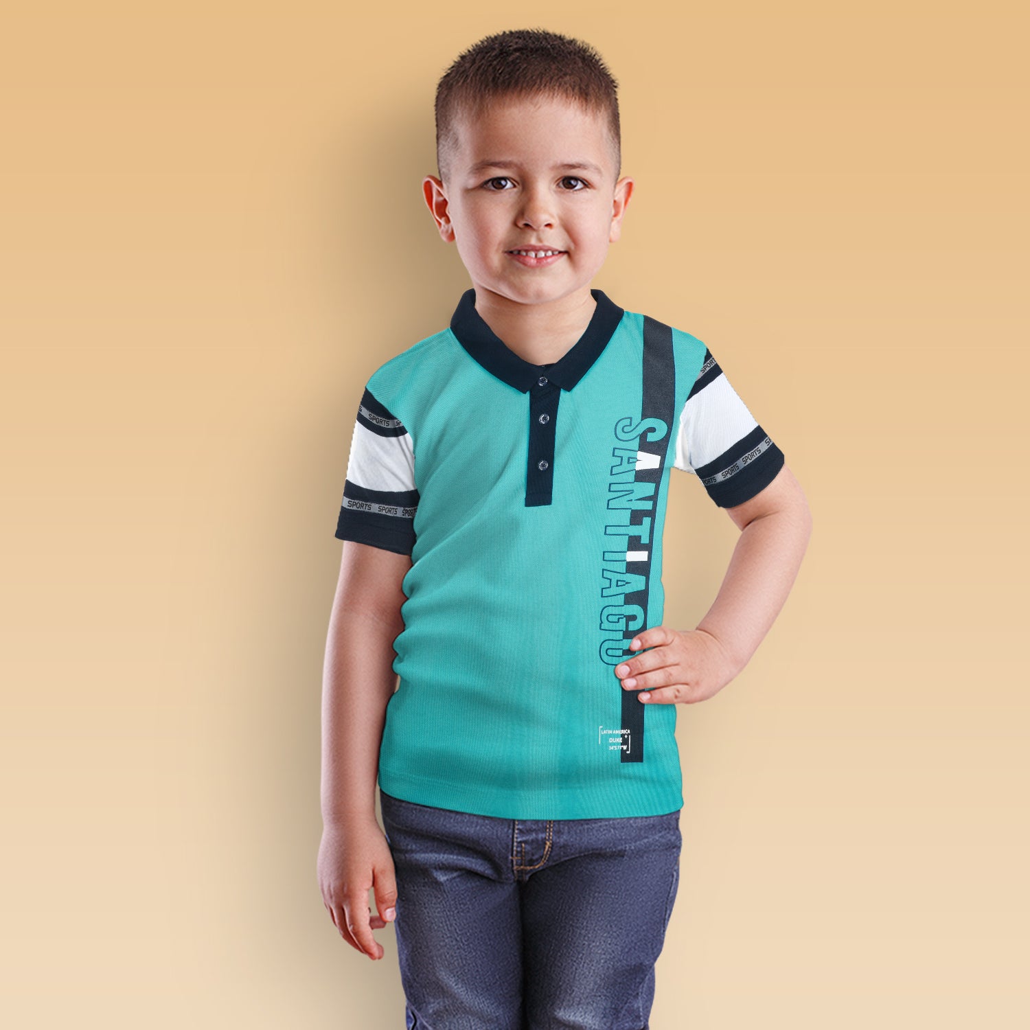 Duke Urban Boys Half Sleeve Cotton T-shirt (LF665)