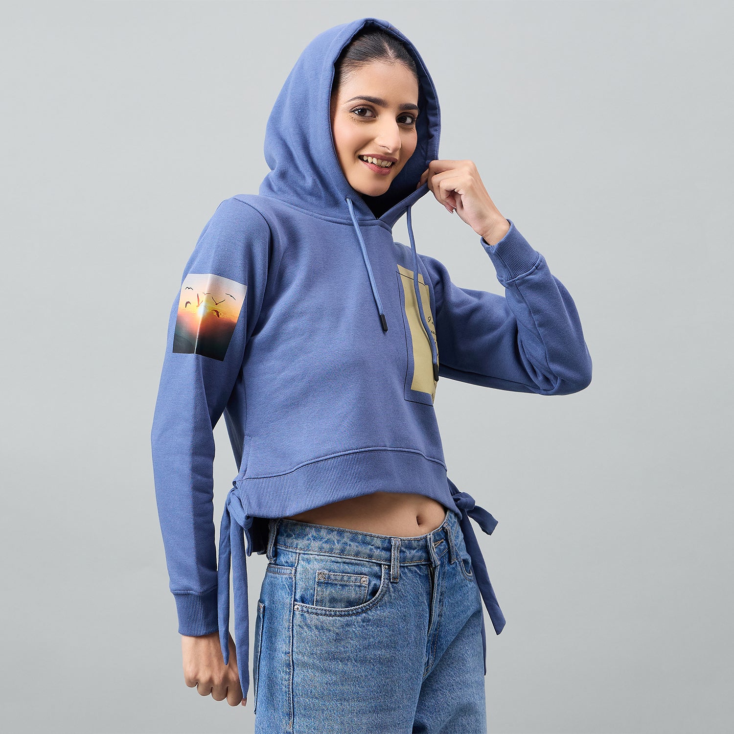 Duke Urban Women Full Sleeve Hooded Sweatshirt (LFX948)