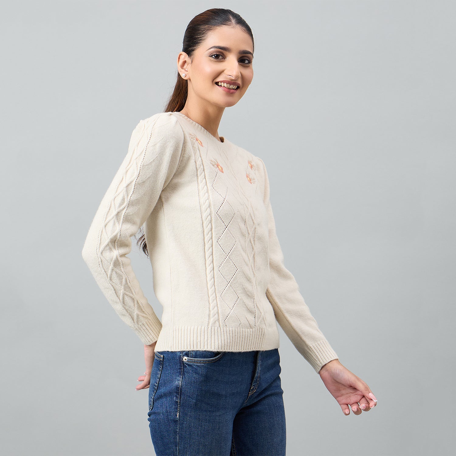 Duke Urban Women Full Sleeve RoundNeck Pullover (SDS1405)