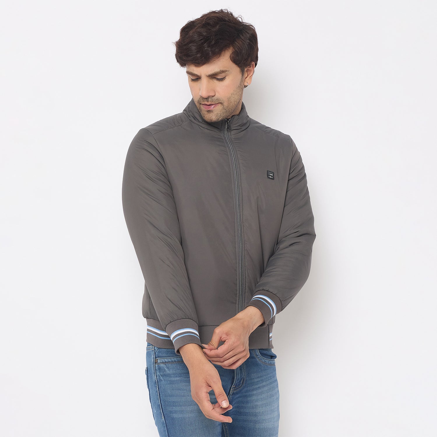 Duke Urban Men Full Sleeve Bomber Jacket (SDZ3089R)