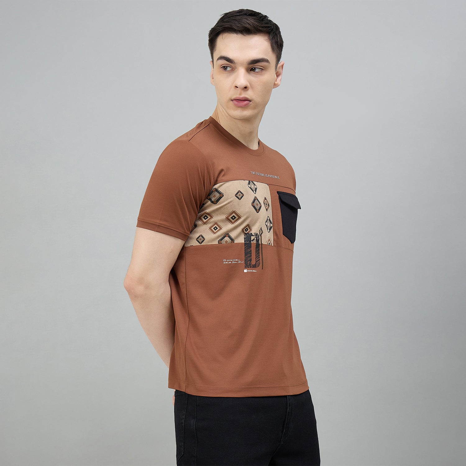 Duke Urban Men Half Sleeve Printed Slim fit Polo T-Shirt (LF7612)