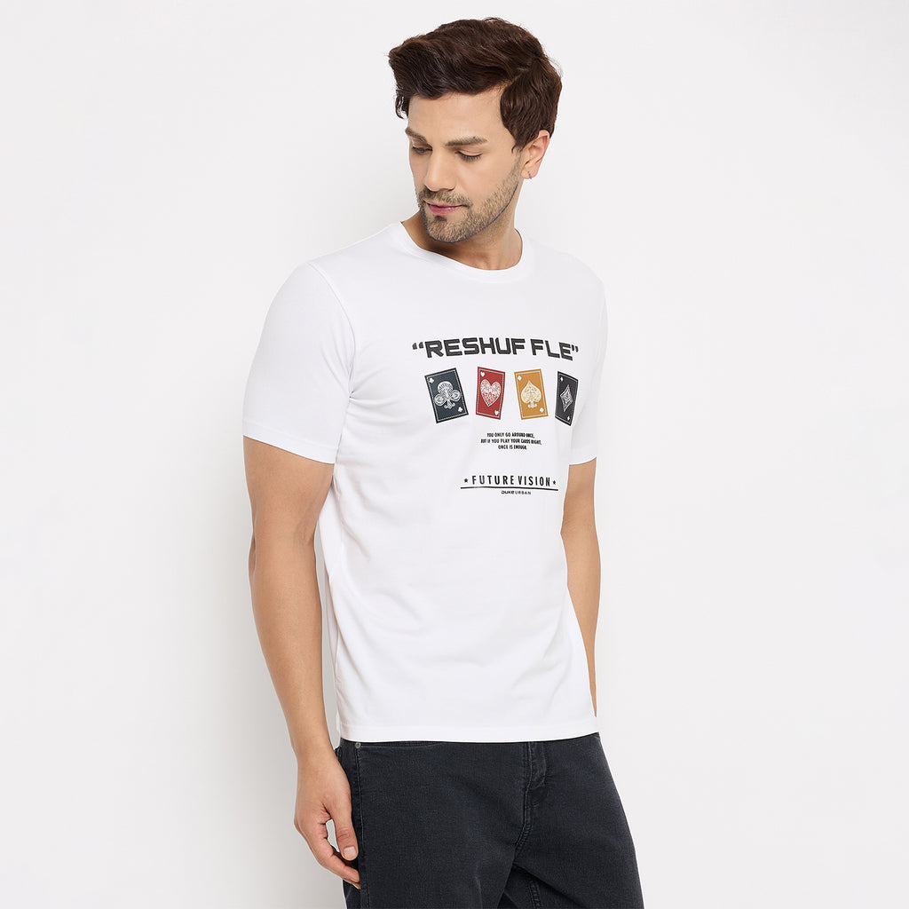 Duke Urban Men Half Sleeve Cotton T-shirt (LF7148)