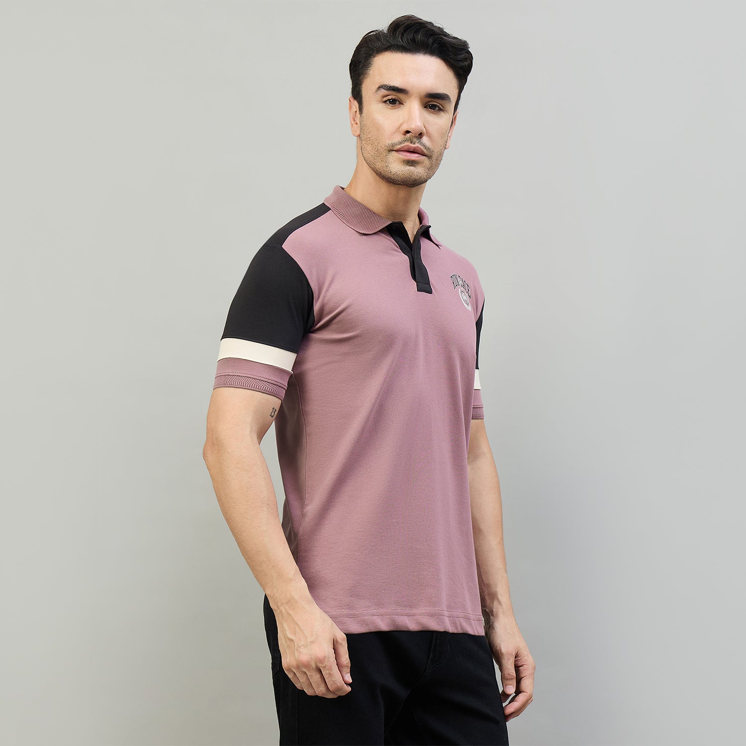 Duke Urban Men Half Sleeve Cotton Regular Fit Casual T-shirt (LF7962)