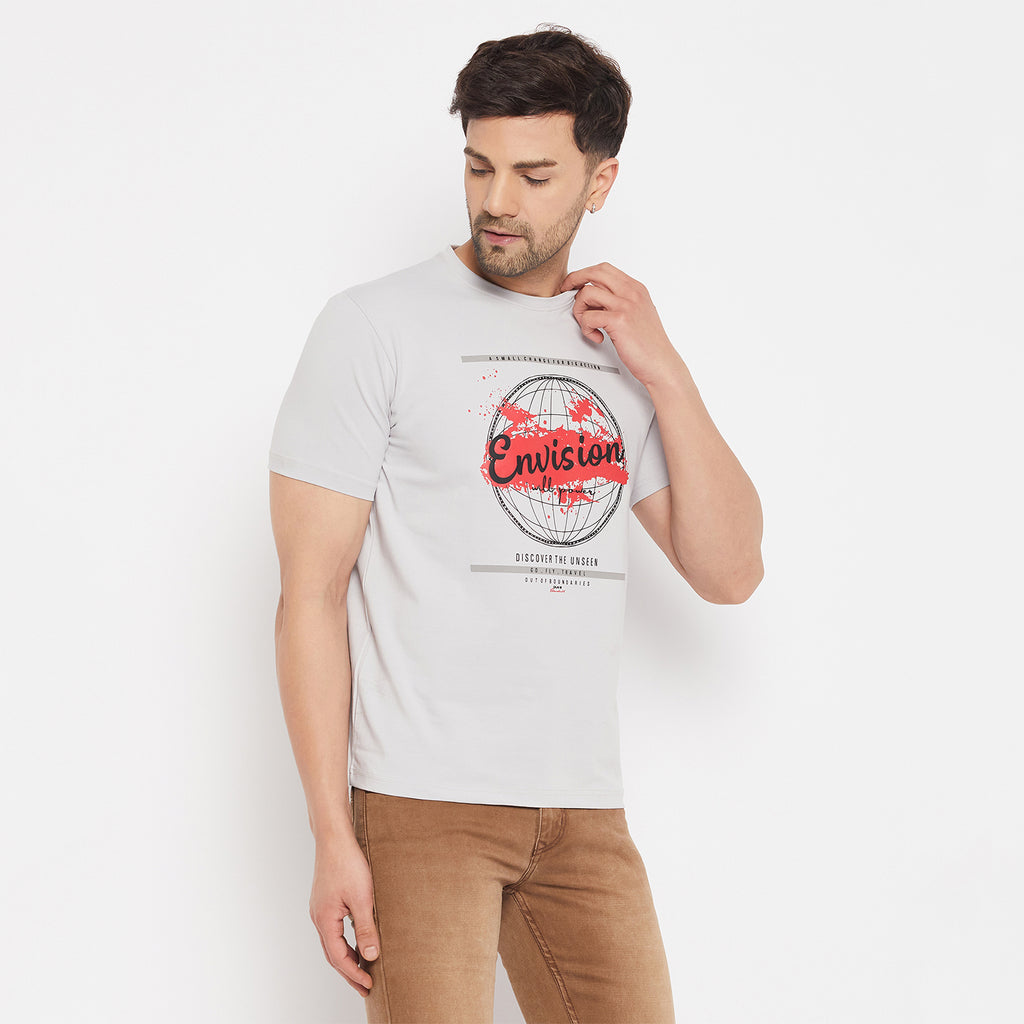 Duke Stardust Men Half Sleeve Cotton T-shirt (MLF7050)
