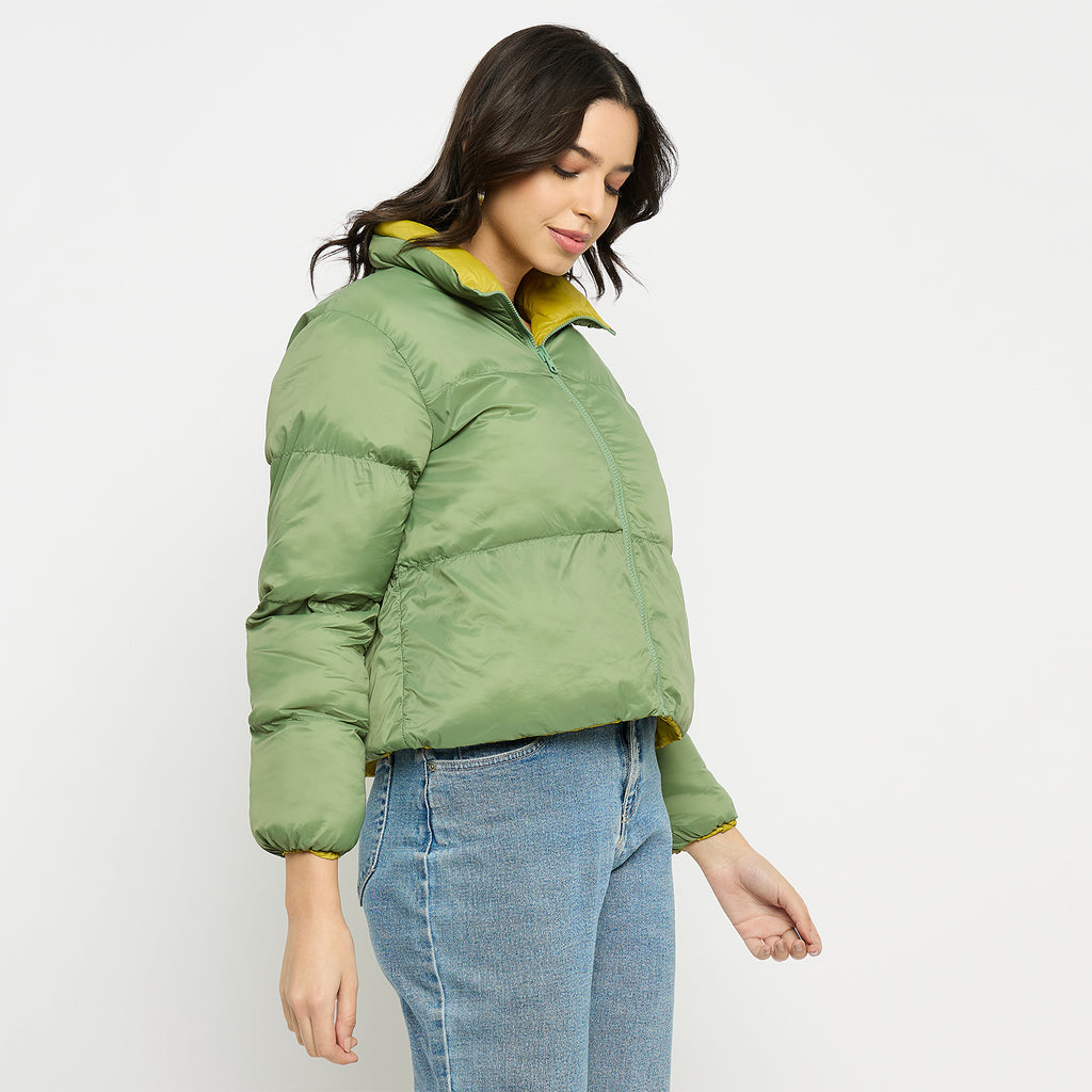 Duke Urban Women Full Sleeve Short Reversible Jacket (SDZ4044)