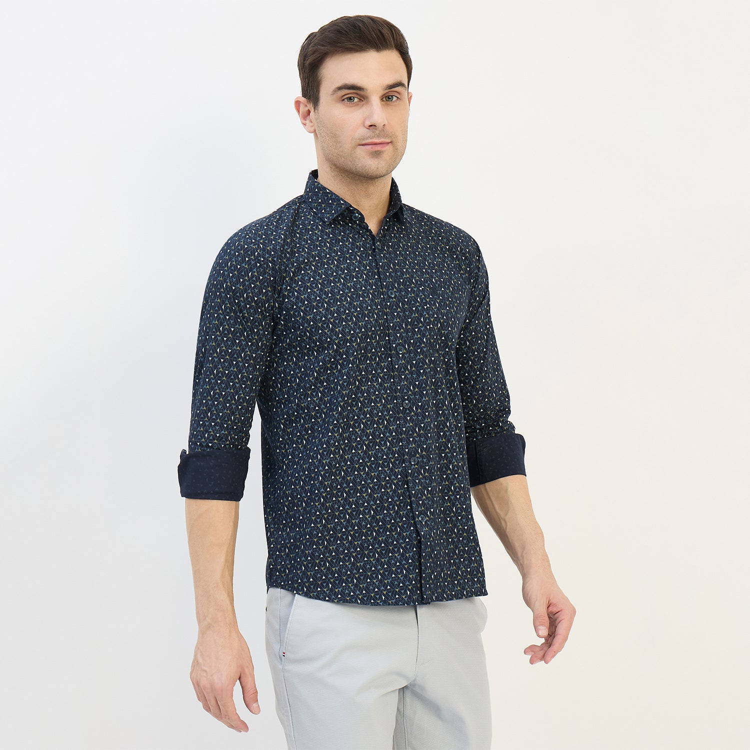 Duke Urban Men Full Sleeve Cotton Shirt (SDO8PRY)
