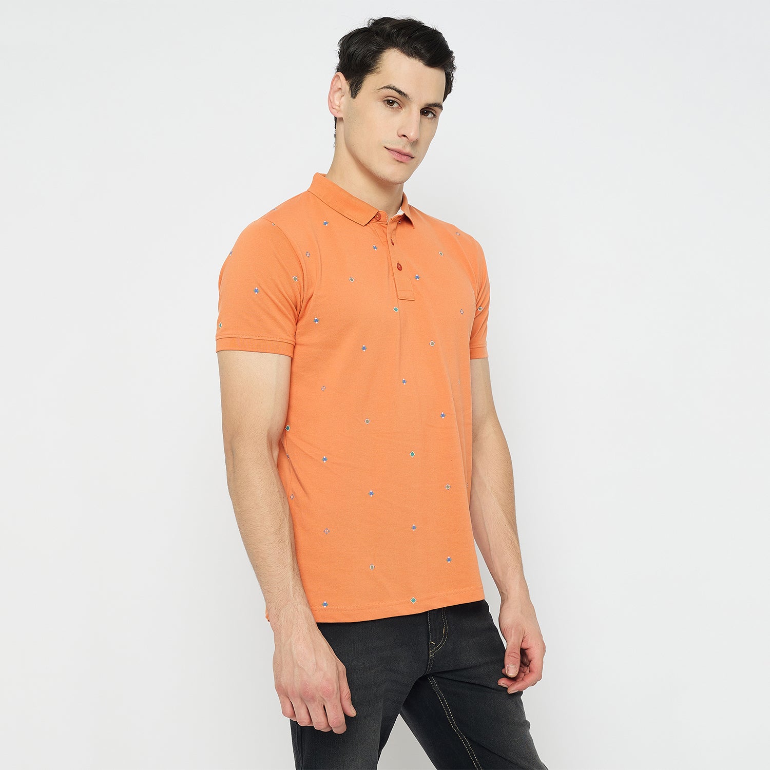 Duke Urban Men Half Sleeve Cotton Polo Tshirt (LF7412)