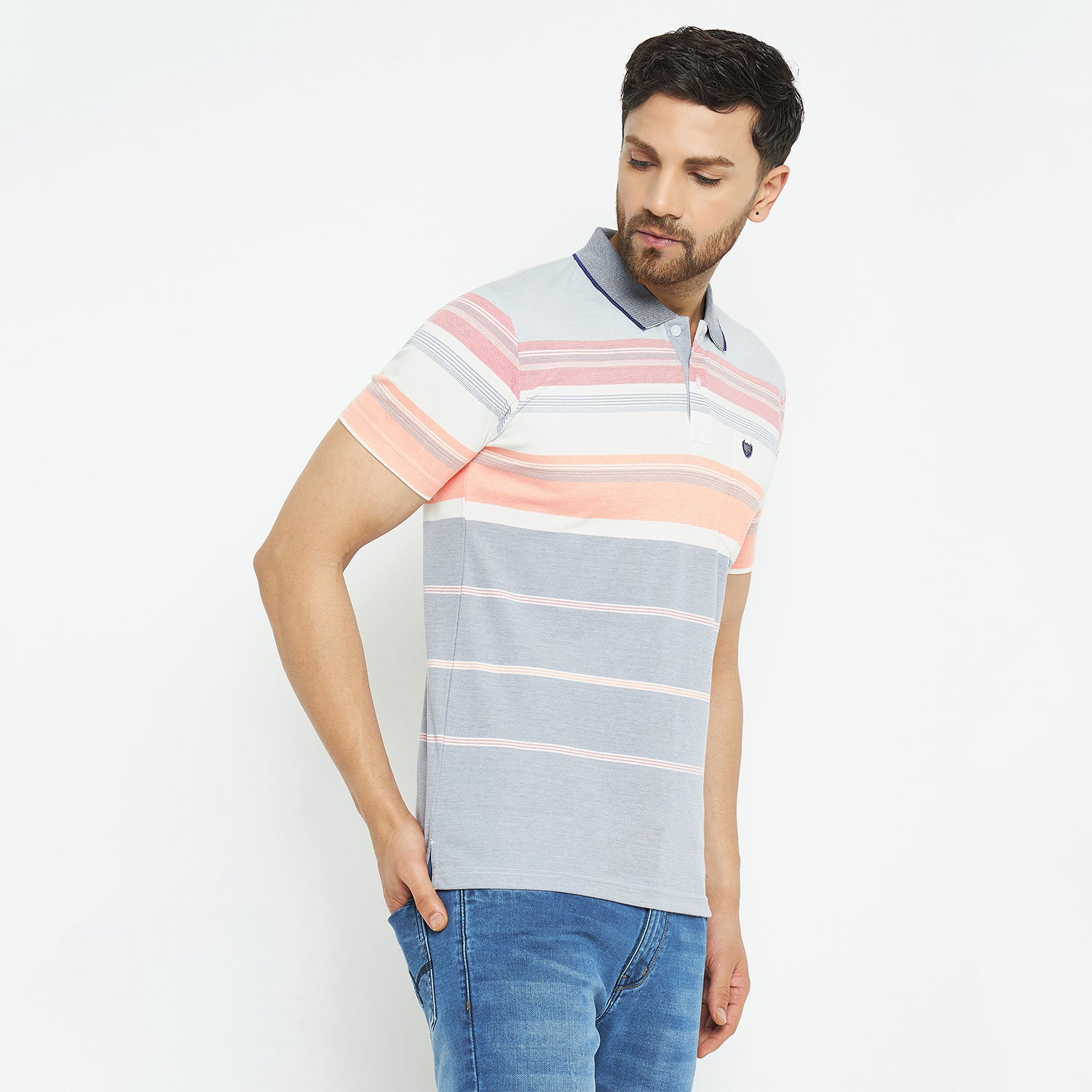 Duke Stardust Men Half Sleeve Cotton T-shirt (LF7076)