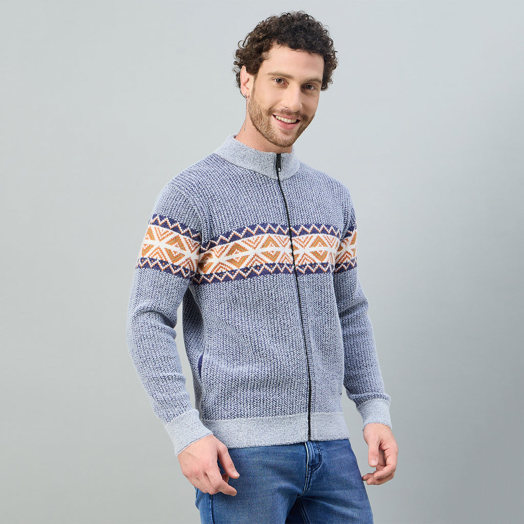 Duke Men Full Zip Regular Cardigan (SDS2214B)