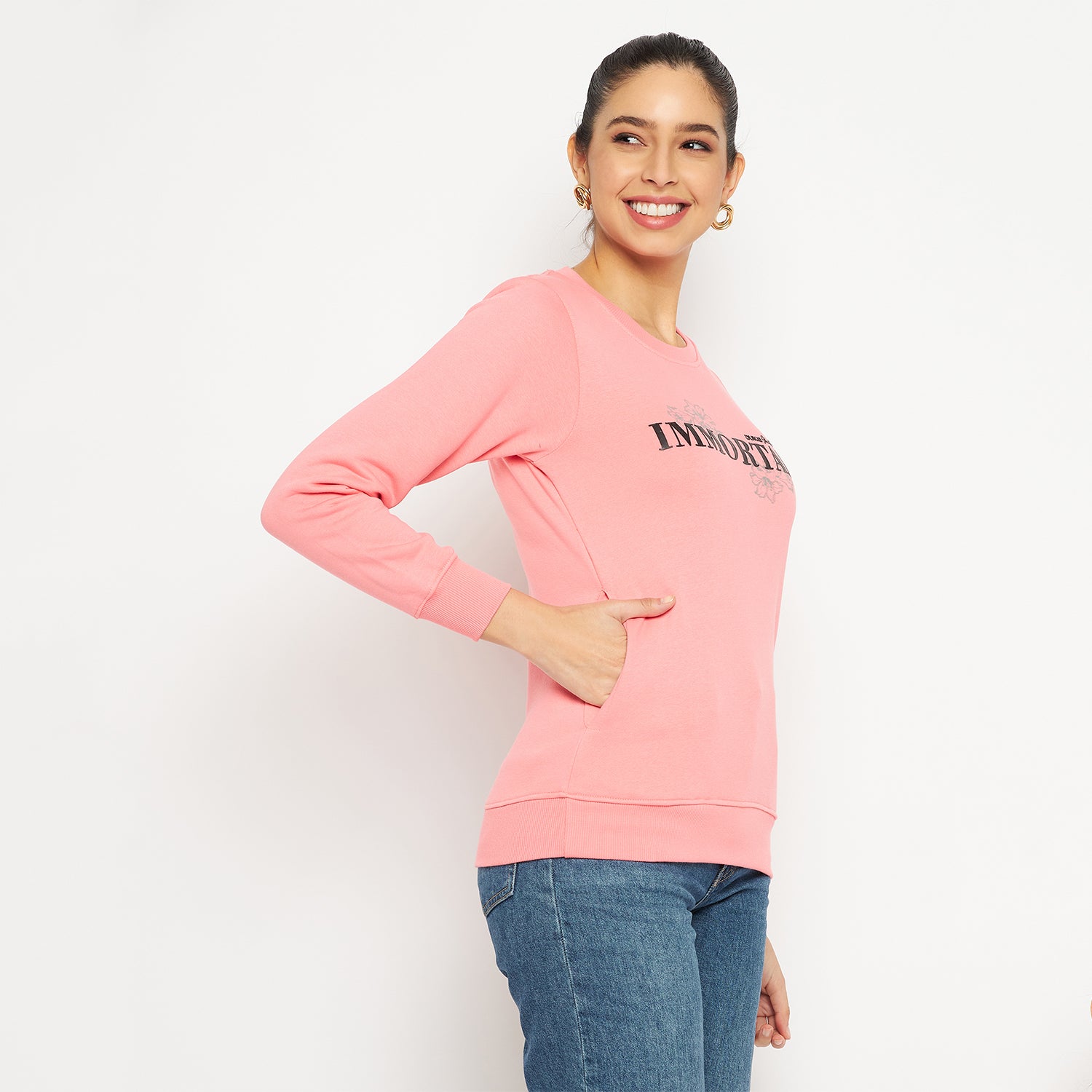 Duke Urban Women Round Neck Sweatshirt (MLFX931)