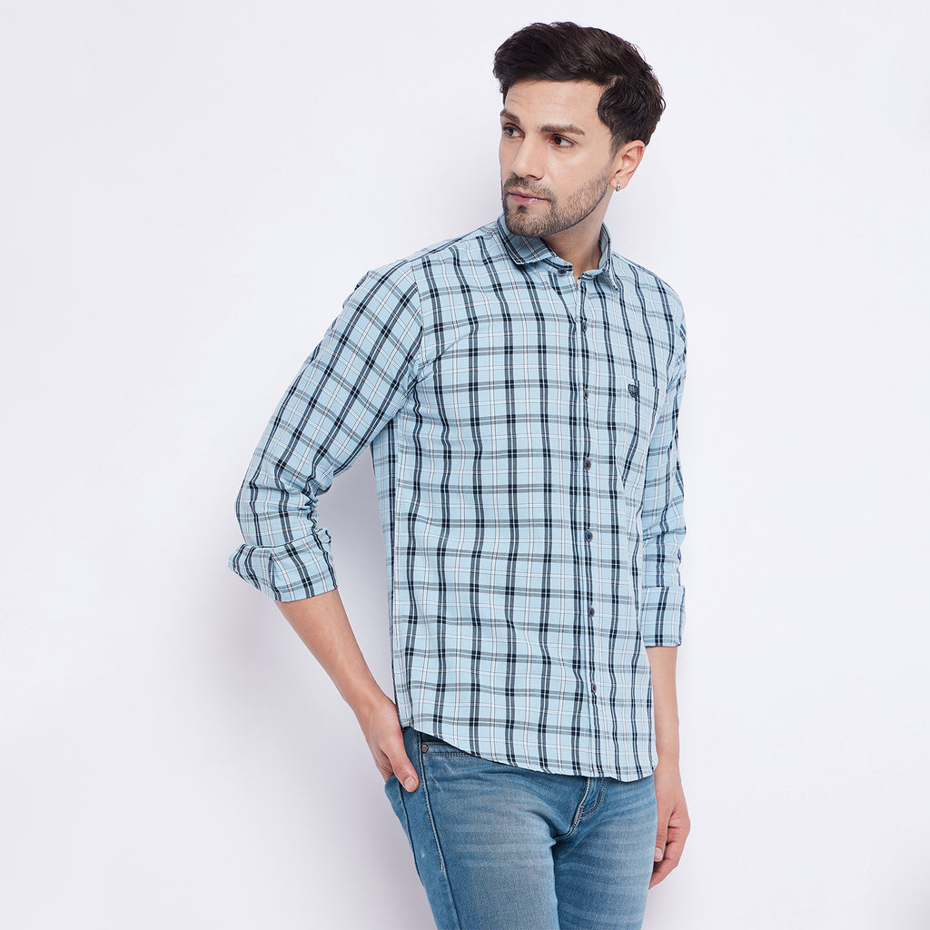Duke Stardust Men Full Sleeve Cotton Shirt (SDO6CKB)