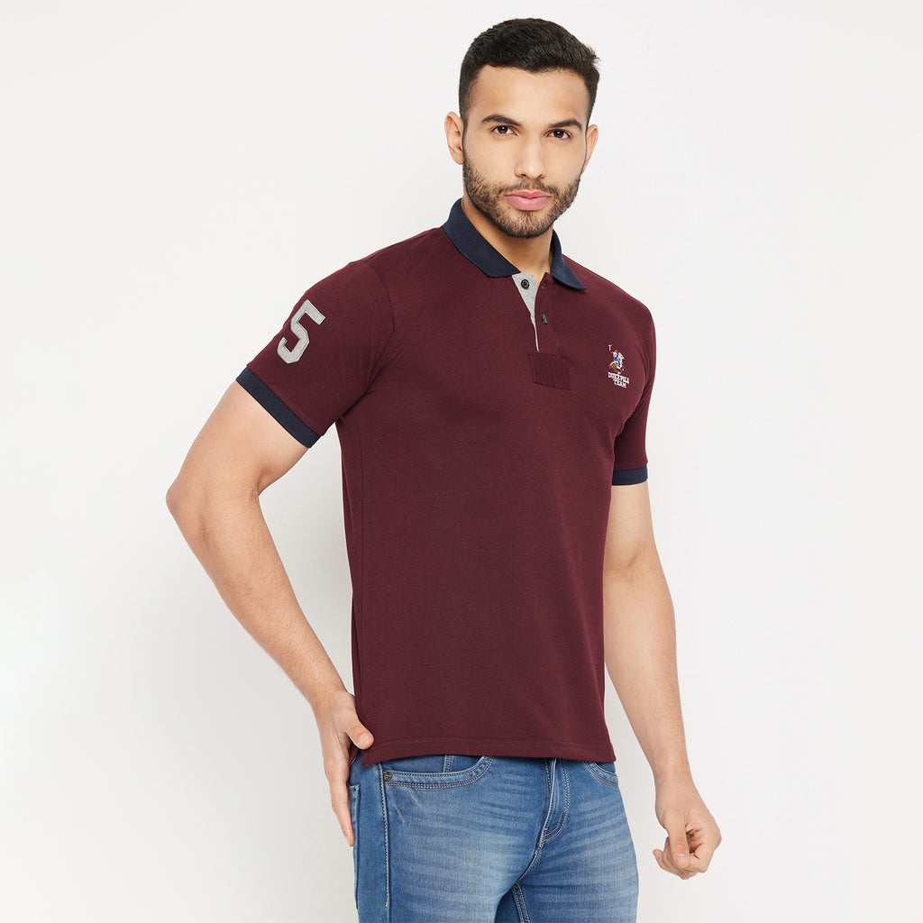 Duke Stardust Men Half Sleeve Polo Neck Cotton T-shirt (1152)