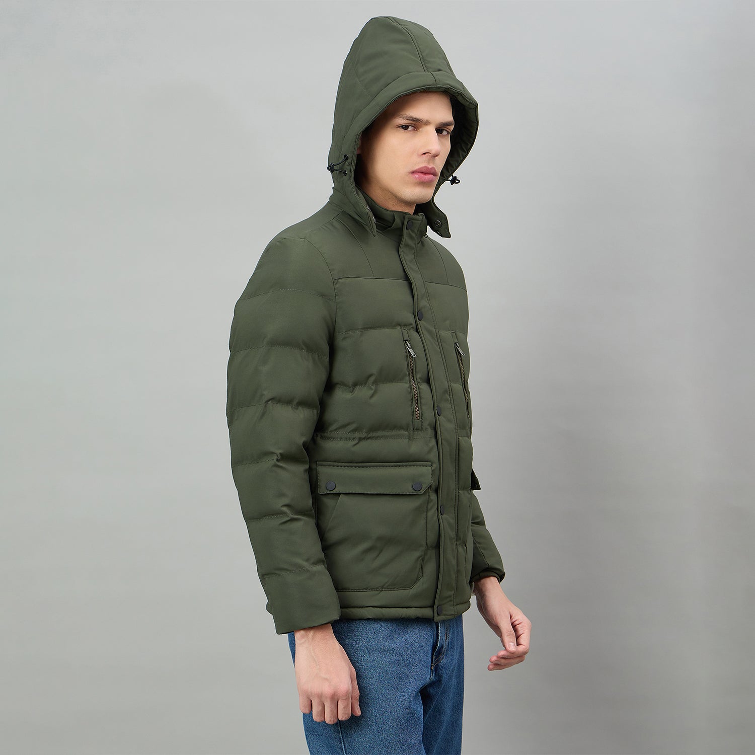 Duke Urban Men Full Sleeve Hooded Jacket (SDZ3276)