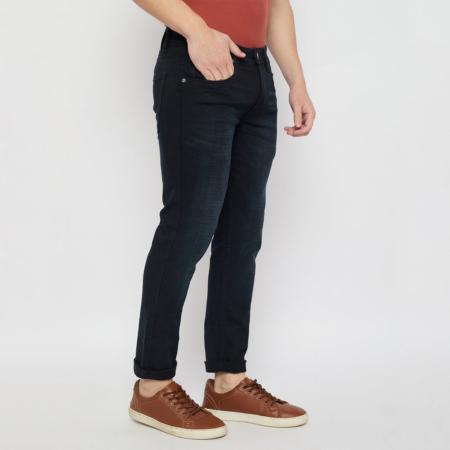 Duke Urban Men Ankle Length Stretchable Jeans (SDD5671A)