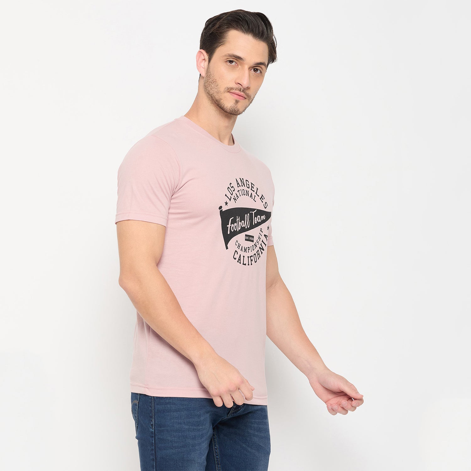 Duke Urban Men Half Sleeve Cotton Pack of 3 T-shirts  (ONSDVP42)