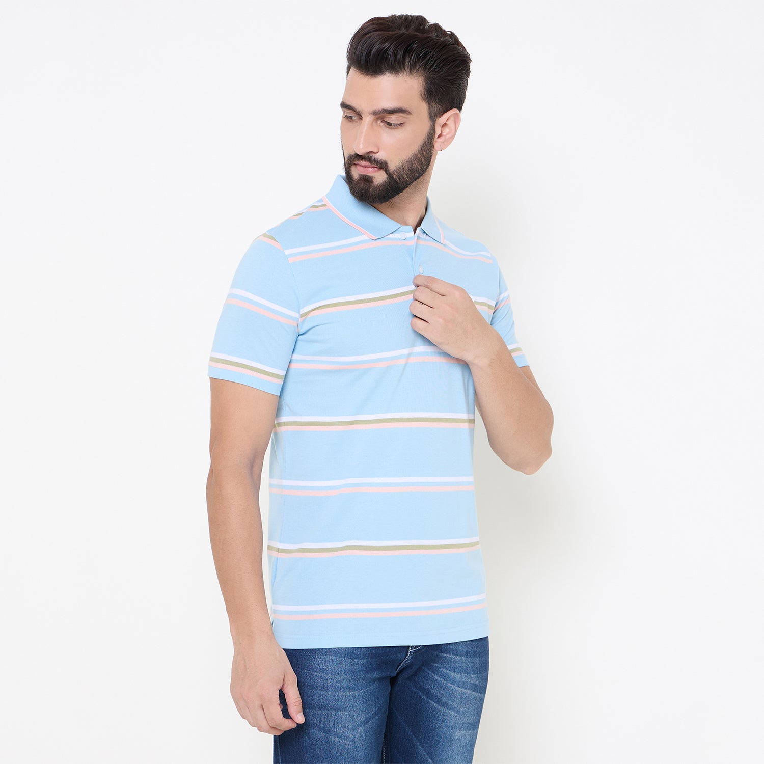 Duke Urban Men Half Sleeve Cotton Tshirt (MLF1150)