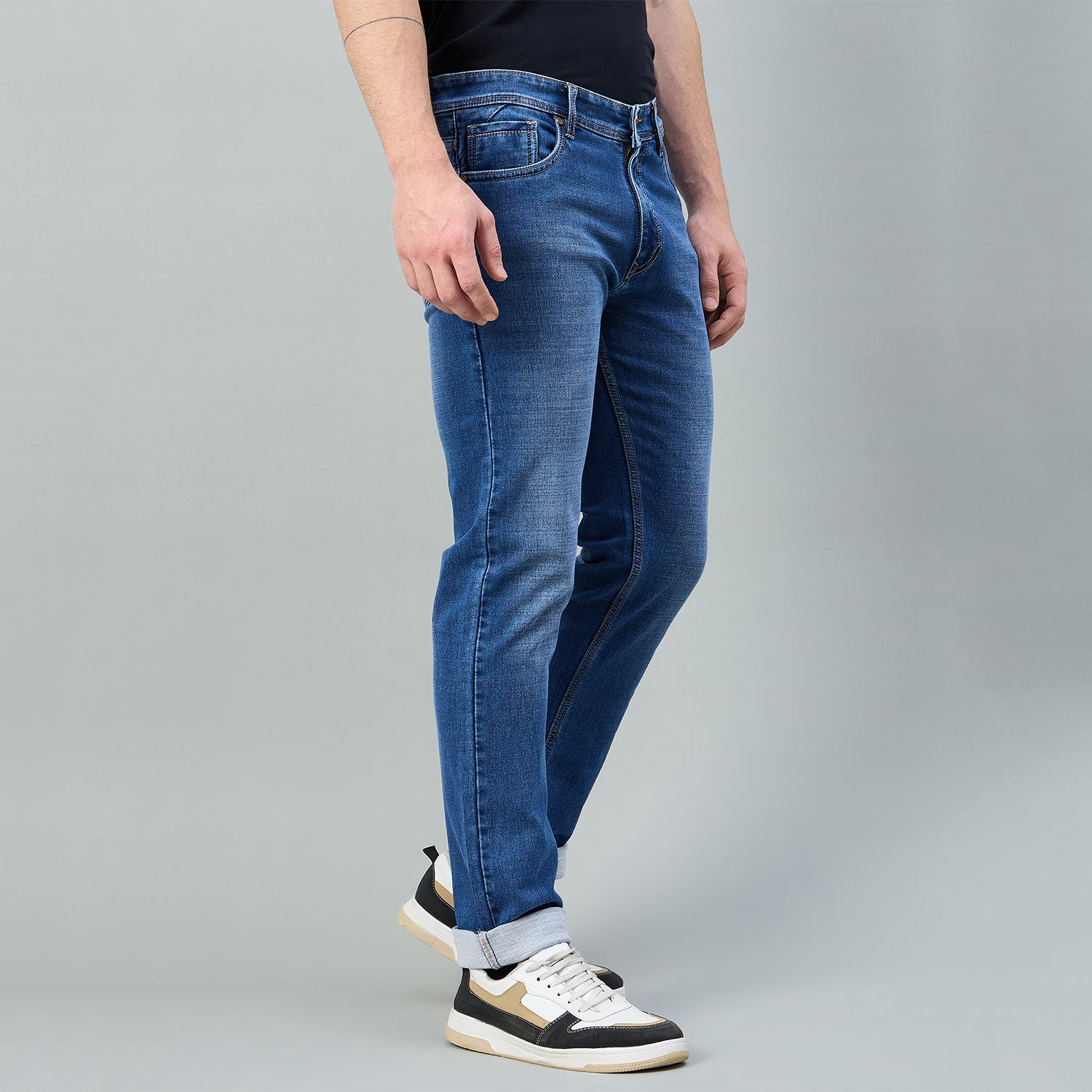 Duke Urban Men Comfort Fit Designer Jeans  (MSD5908C)