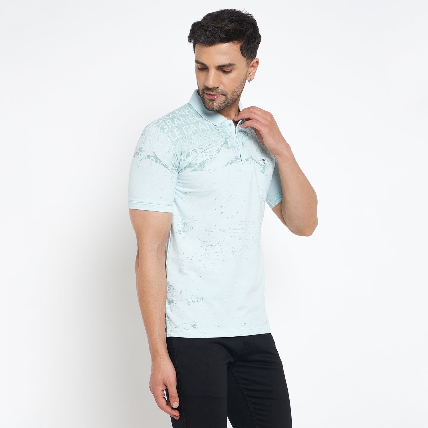 Duke Stardust Men Half Sleeve Cotton T-Shirt (LF7117)