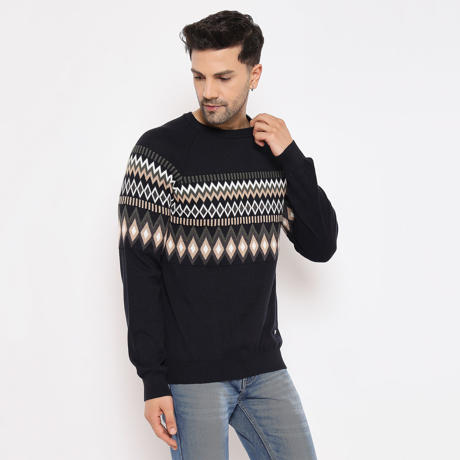 Duke Urban Men Full Sleeve Round Neck Pullover (SDS2186)