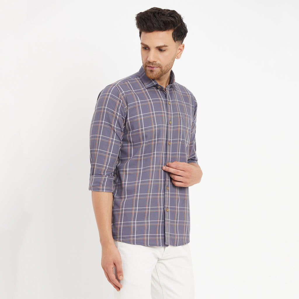 Duke Stardust Men Full Sleeve Cotton Shirt (SDO8CKTV)