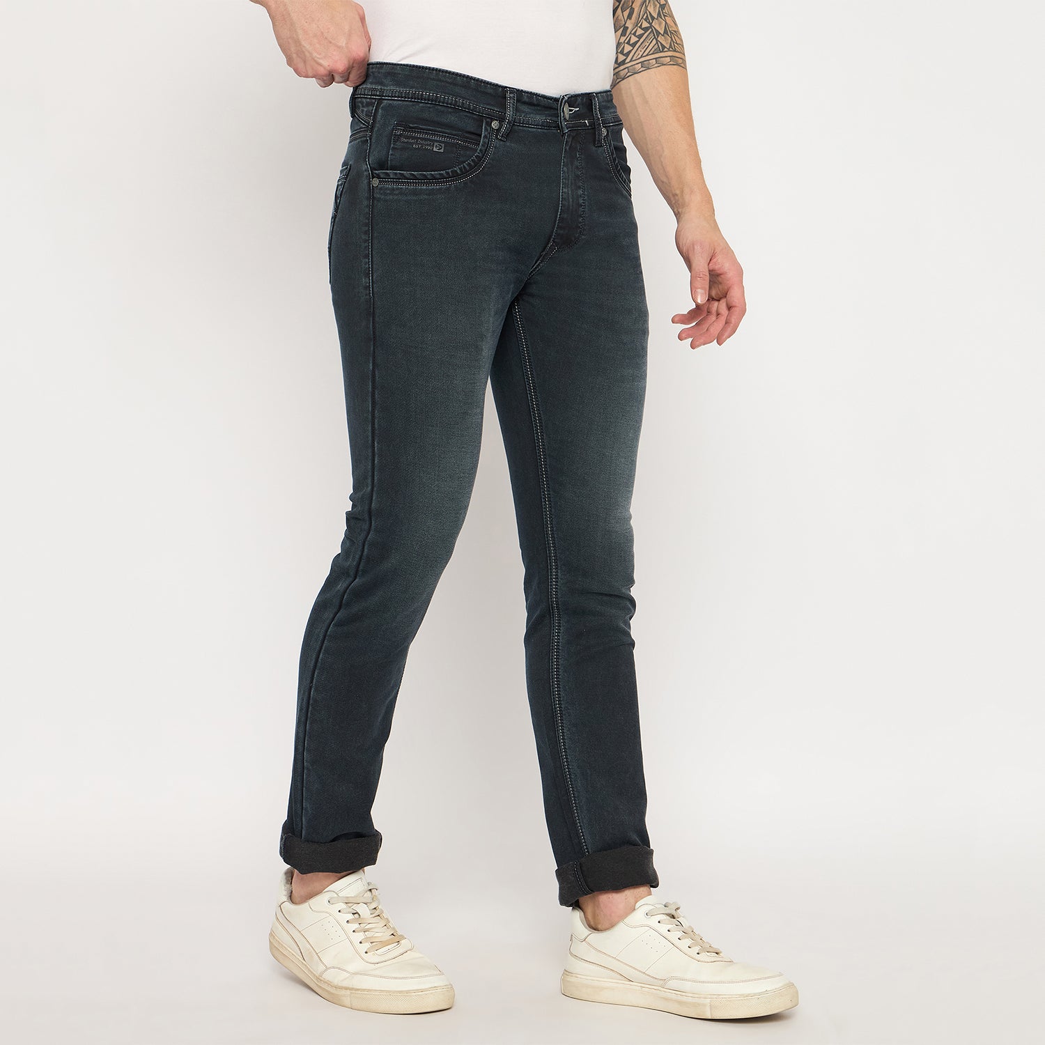 Duke Urban Men Narrow Bottom Stretchable Jeans (SDD5677N)
